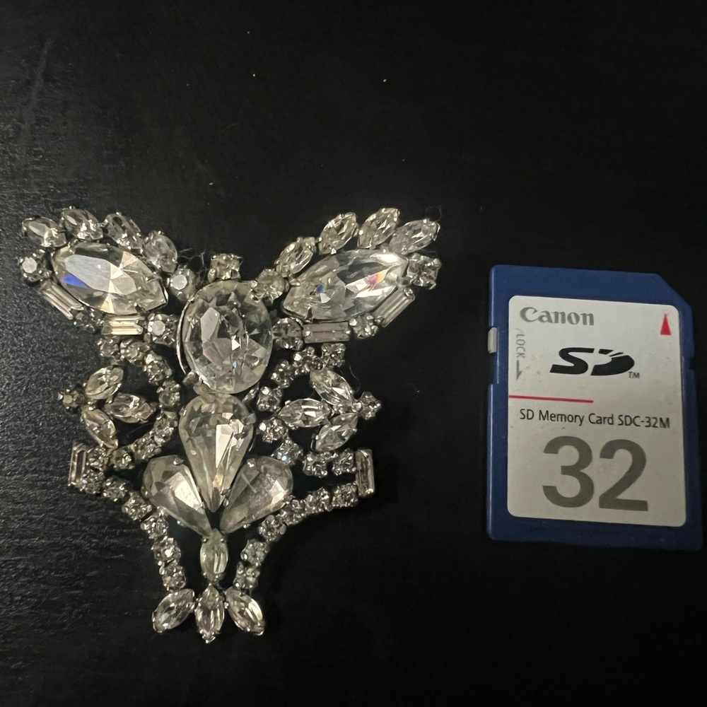 Rare and Vintage Sterling Brooch Jay Flex butterfly style